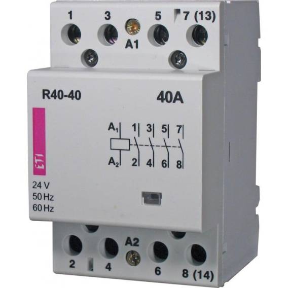 Obrázok pre R 40-40 MODULAR CONTACTOR 40A 4P 4Z 3M 230V AC ETICON