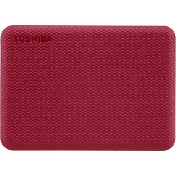 Obrázok pre Toshiba Canvio Advance externí pevný disk 4 TB 2.5" USB Typ-A 2.0/3.2 Gen 1 (3.1 Gen 1) Červená