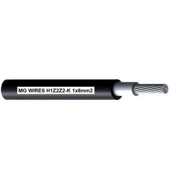 Obrázok pre Photovoltaic cable // MG Wires // 1x6mm2, 0.6/1kV black H1Z2Z2-K-6mm2 BK, 50m package