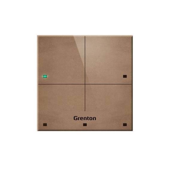 Obrázok pre GRENTON TOUCH PANEL/ 4 TOUCH FIELDS/ TF-BUS/ LIGHT, MADE OF NATURAL LEATHER FRONT