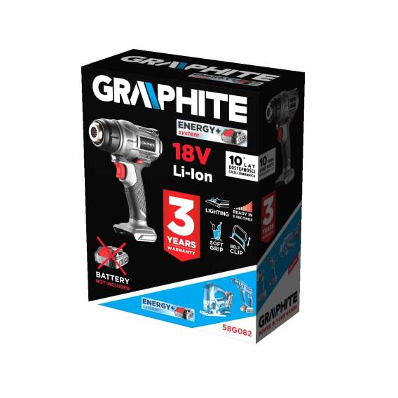 Obrázok pre Graphite 58G082 tepelná pistole