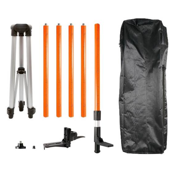 Obrázok pre Rozsévací tyč NEO TOOLS 75-115 pro lasery + stativ Oranžová, Černá