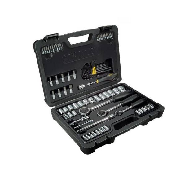Obrázok pre Stanley 80 Part-Size Socket Set 1/4, 3/8, 1/2"