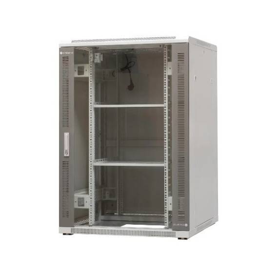 Obrázok pre EMITERNET Free-standing frame cabinet EmiterNet Top, 24U, front door sheet metal/glass, 800x800x1180mm (width/depth/height) EM/SH05D-8824