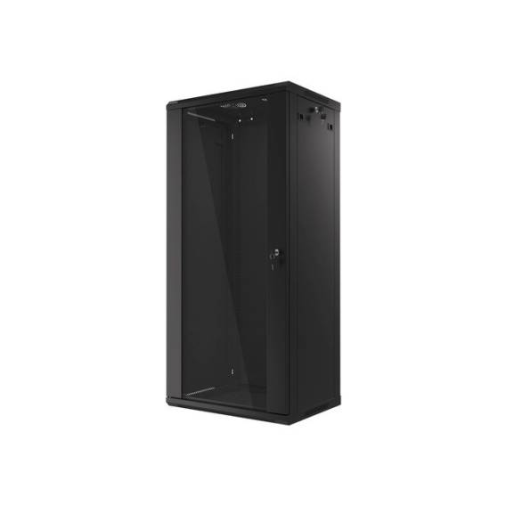 Obrázok pre Lanberg WF01-6427-10B Wall mounted rack cabinet 27U black