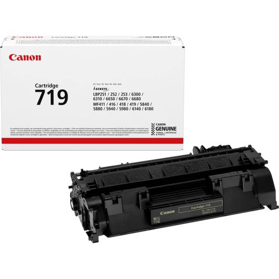 Obrázok pre Canon CRG 719 BK tonerová náplň 1 kusů Originální Černá