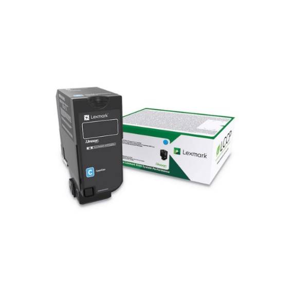 Obrázok pre Lexmark 74C20C0 tonerová náplň 1 kusů Originální Azurová
