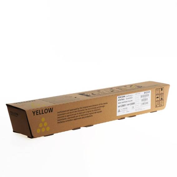 Obrázok pre Ricoh 842044 tonerová náplň 1 kusů Originální Žlutá
