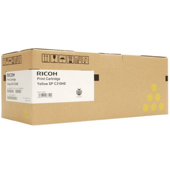 Obrázok pre Ricoh 406482 tonerová náplň 1 kusů Originální Žlutá