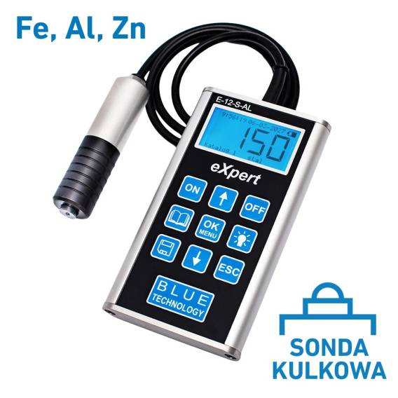 Obrázok pre Měřidlo tloušťky nátěru BLUE TECHNOLOGY E-12-S-AL (eXpert)