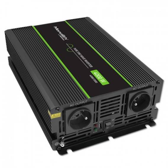 Obrázok pre Qoltec Monolith zdroj/transformátor Auto 4000 W Černá