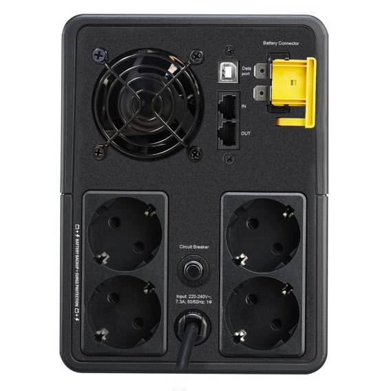 Obrázok pre APC BX1600MI-GR zdroj nepřerušovaného napětí Line-interaktivní 1,6 kVA 900 W 4 AC zásuvky / AC zásuvek