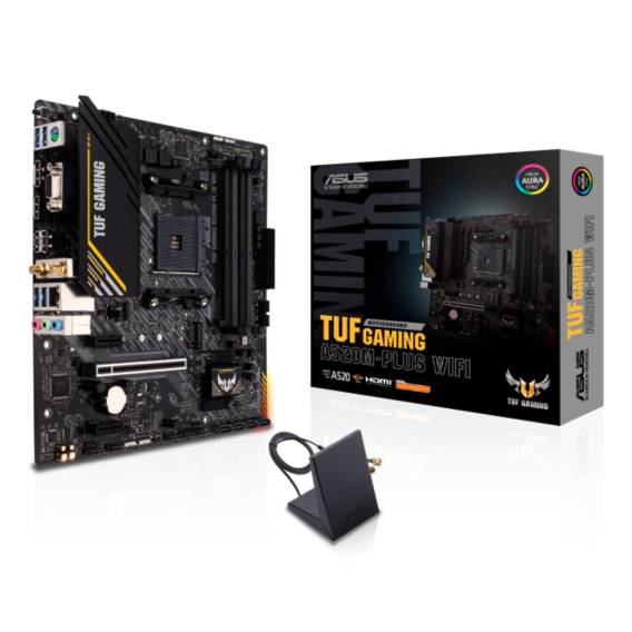 Obrázok pre ASUS TUF GAMING A520M-PLUS WIFI AMD A520 Socket AM4 Micro ATX
