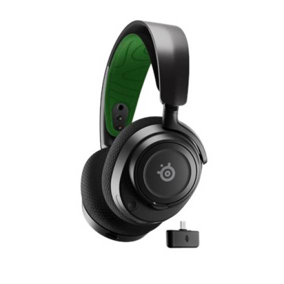 Obrázok pre Steelseries Arctis Nova 7X Sluchátka s mikrofonem Kabelový a bezdrátový Přes hlavu Hraní USB typu C Bluetooth Černá, Zelená