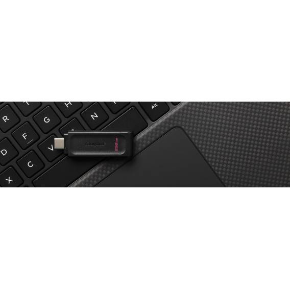 Obrázok pre Kingston Technology DataTraveler 70 USB paměť 256 GB USB typu C 3.2 Gen 1 (3.1 Gen 1) Černá