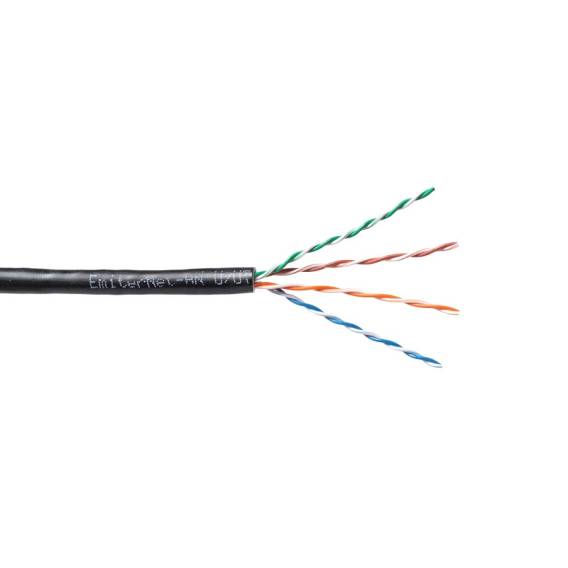 Obrázok pre Kabel  EmiterNet zewnętrzny PVC+PE UTP (U/UTP) kat.5e, drut 4x2x0,5 PE