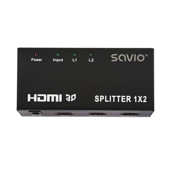 Obrázok pre Savio CL-42 videorozdělovač HDMI 2x HDMI
