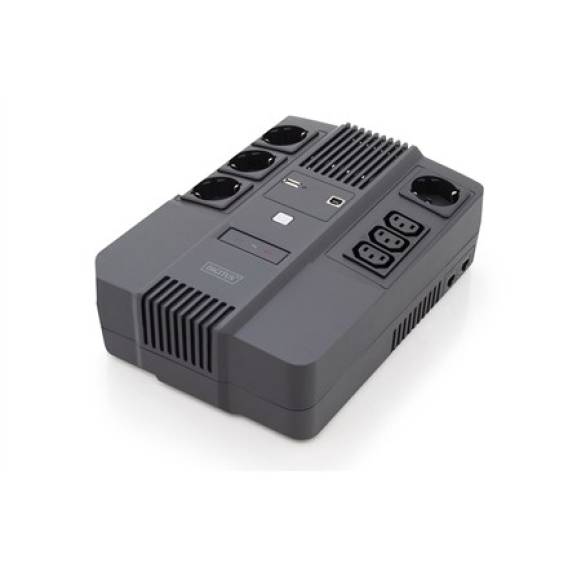 Obrázok pre Digitus DN-170111 zdroj nepřerušovaného napětí Line-interaktivní 0,8 kVA 480 W 7 AC zásuvky / AC zásuvek