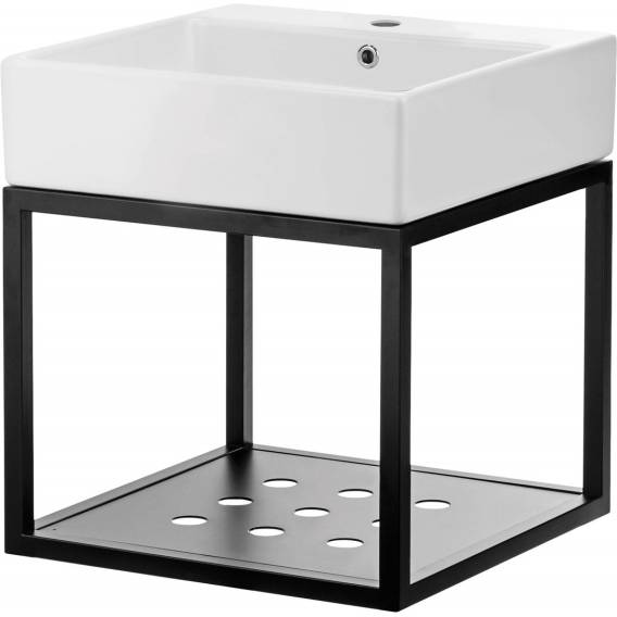 Obrázok pre Wall-hung bathroom console with washbasin - 50x50 cm