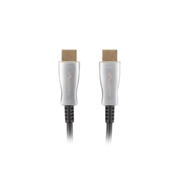 Obrázok pre LANBERG HDMI KABEL M/M V2.0 10M OPTICKÝ AOC ČERNÝ CA-HDMI-20FB-0100-BK