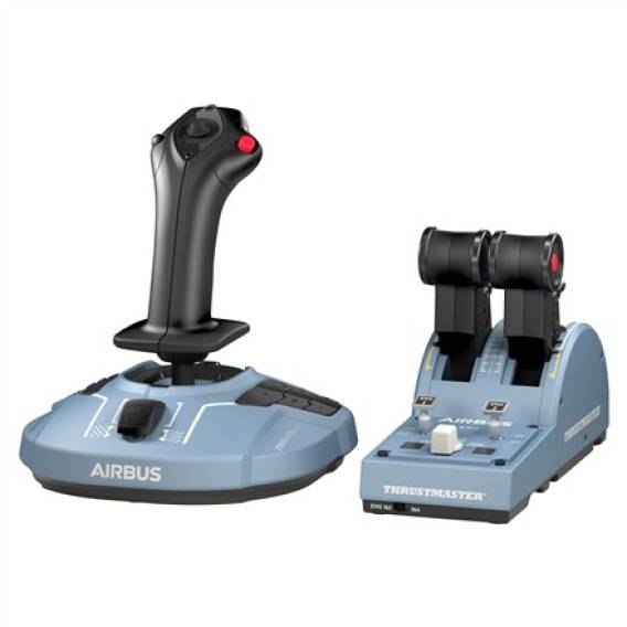 Obrázok pre Thrustmaster TCA Officer Pack Airbus Edition Černá, Modrá USB Flight Sim Analogový/digitální PC