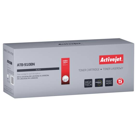 Obrázok pre Activejet toner ATB-910BN (náhradní Brother TN-910BK; Supreme; 9000 stran; černý)