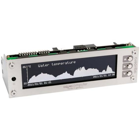 Obrázok pre Aqua Computer 53145 regulátor otáček ventilátorů LCD Nerezová ocel