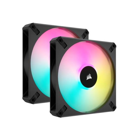 Obrázok pre Corsair CO-9050156-WW Chladicí systém pro počítač Počítačová skříň Ventilátor 14 cm Černá 2 kusů