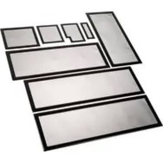 Obrázok pre Demciflex Staubfilter-Set für Lian Li O11 Dynamic XL - schwarz/schwarz