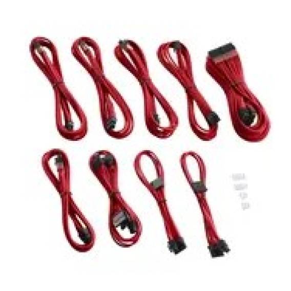 Obrázok pre CableMod C-Series PRO ModMesh Cable Kit für RMi/RMx/RM (Black Label) - rot