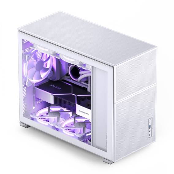 Obrázok pre Jonsbo D31 MESH Micro-ATX Case, Tempered Glass - white
