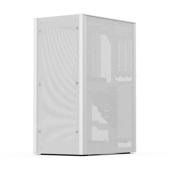 Obrázok pre Ssupd Meshlicious Full Mesh PCIE 4.0 Edition Mini-ITX Gehäuse - weiß