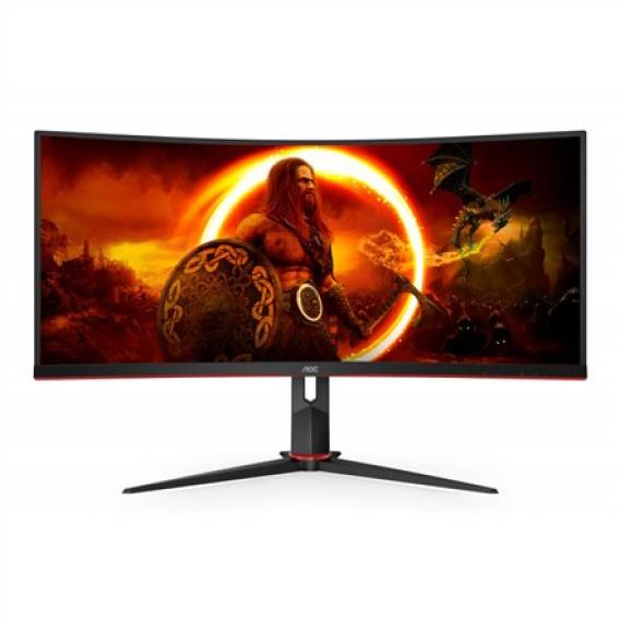 Obrázok pre AOC G2 CU34G2XP počítačový monitor 86,4 cm (34") 3440 x 1440 px UltraWide Quad HD LED Černá, Červená