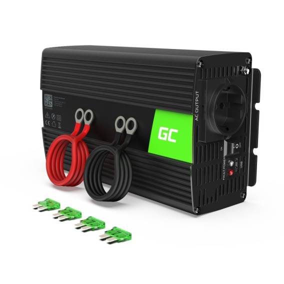 Obrázok pre Green Cell INV18 zdroj/transformátor Auto 1000 W Černá