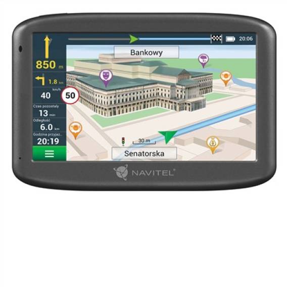 Obrázok pre Navitel E505 Magnetic GPS navigace Přenosný / upevnitelný 12,7 cm (5") TFT Dotyková obrazovka 161 g Černá