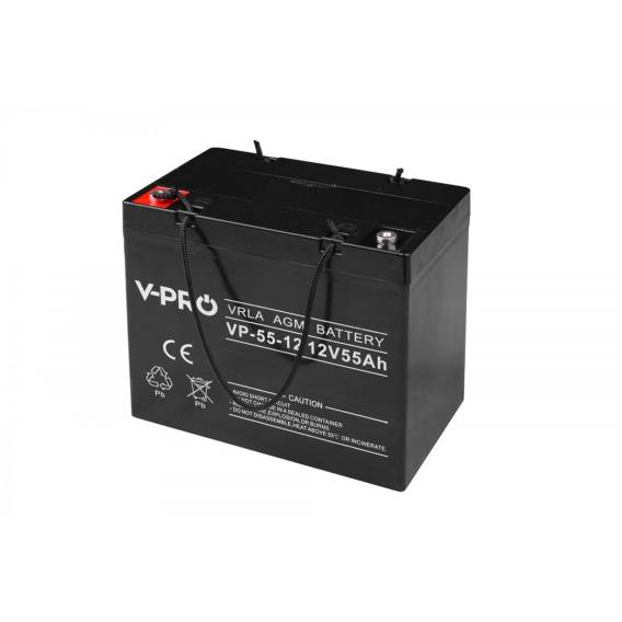 Obrázok pre Akumulator AGM VPRO 12V 55 Ah