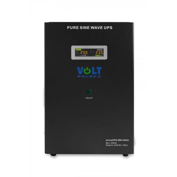 Obrázok pre Uninterruptible Power Supply SINUS UPS 500 + 40Ah (300/500W)