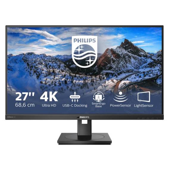 Obrázok pre Philips 279P1/00 počítačový monitor 68,6 cm (27") 3840 x 2160 px 4K Ultra HD LED Černá
