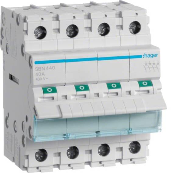 Obrázok pre Hager SBN440 elektrický jistič 4