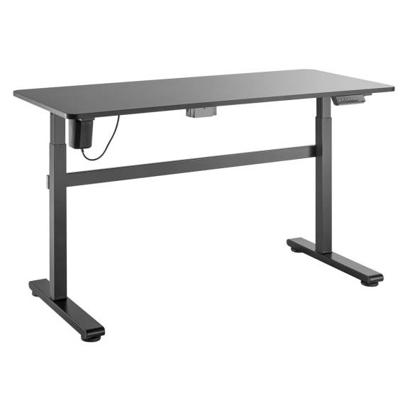 Obrázok pre Ergo Office electric desk, height adjustable, gray, max height 118cm 50 kg - with a tabletop for sitting work, ER-434