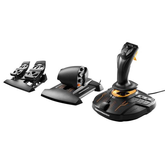 Obrázok pre Thrustmaster T.16000M FCS Flight Pack Černá USB Flight Sim Analogový/digitální PC