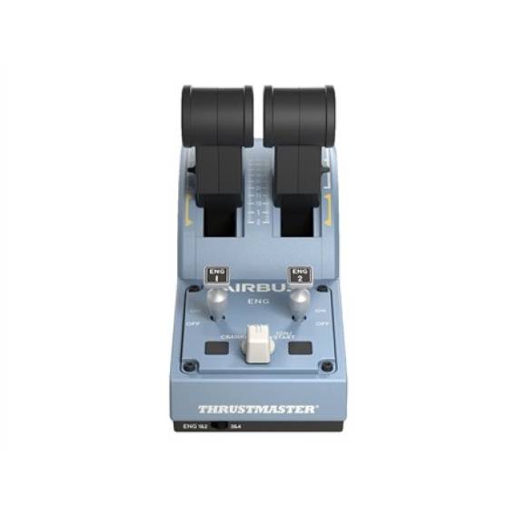Obrázok pre Thrustmaster TCA Quadrant Airbus Edition Černá, Modrá USB Flight Sim Analogový/digitální PC