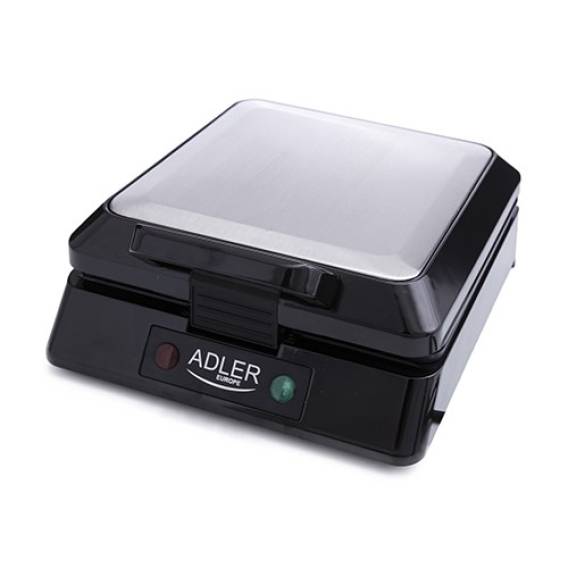 Obrázok pre Adler AD 3036 pánvička na vafle 4 vafle/vaflí Černá, Šedá 1500 W