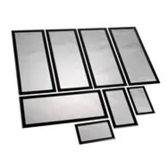Obrázok pre Demciflex Staubfilter-Set für Lian Li PC-O11 Air - schwarz/schwarz