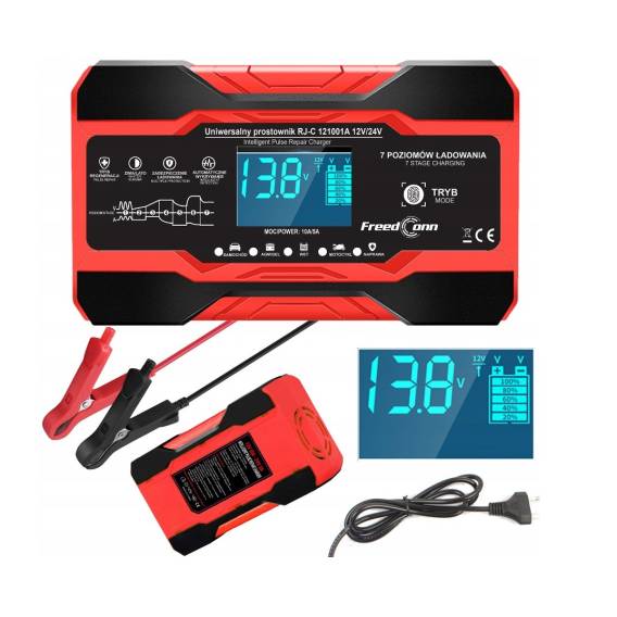 Obrázok pre Nabíječka baterií FreedConn RJ-C 121001A 12V, 10A /24V 5A