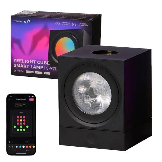 Obrázok pre Herní světelný panel YEELIGHT SMART CUBE LIGHT SPOT základna (YLFWD-0008) Černá