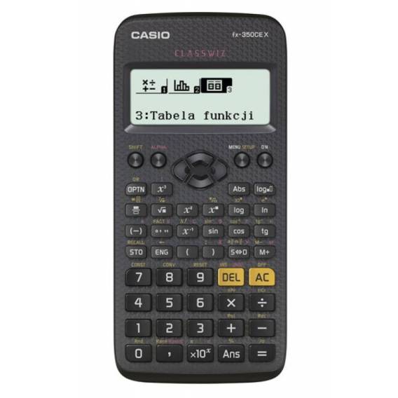 Obrázok pre VĚDECKÁ KALKULAČKA CASIO FX-350CEX, 379 FUNKCÍ, 77X166MM, ČERNÁ