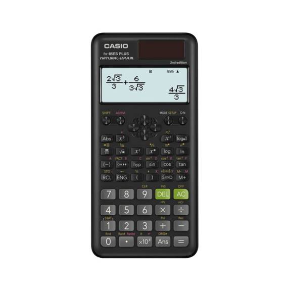 Obrázok pre CASIO VĚDECKÁ KALKULAČKA FX-85ESPLUS-2 B, 252 FUNKCÍ, 77X162MM, KARTONOVÁ, ČERNÁ