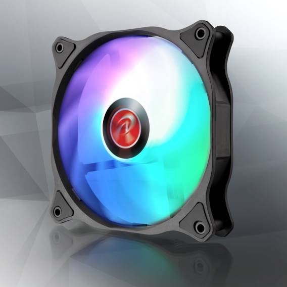 Obrázok pre RAIJINTEK EOS 12 RBW ADD Základová deska, Procesor Ventilátor 12 cm Černá, Bílá 2 kusů