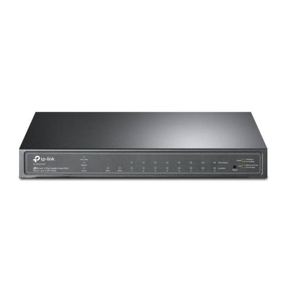 Obrázok pre TP-Link Omada SG2210P síťový přepínač Řízený L2/L2+ Gigabit Ethernet (10/100/1000) Podpora napájení po Ethernetu (PoE) Černá